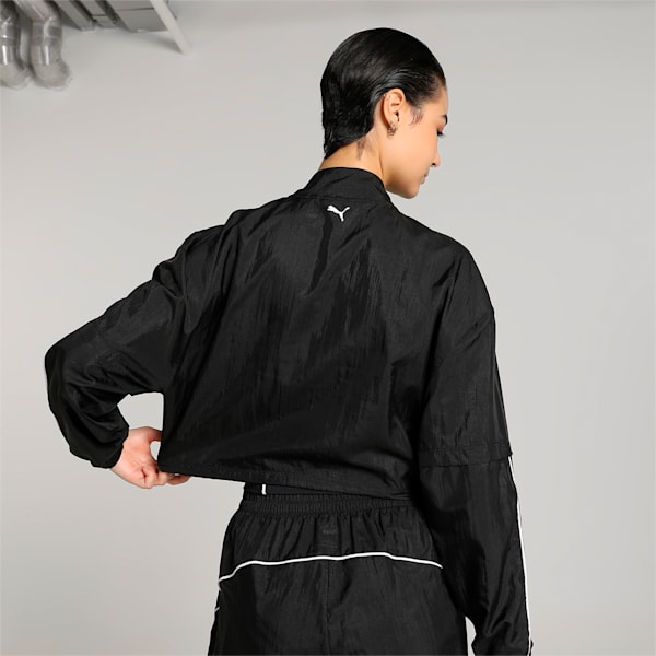 FIT "Move" Women's Woven Training Jacket, PUMA Black, extralarge-IND